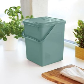 Contenitore per rifiuti verde compostabile da 8 l - Rotho