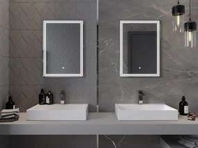 Mexen Taco specchio da bagno retroilluminato 50 x 70 cm, LED 6000K, antiappannamento - 9805-050-070-611-00