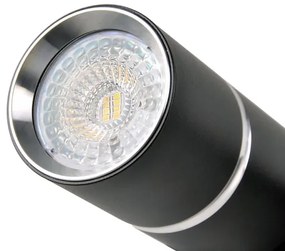 Faretto BAMBOO 2xGU10/10W/230V nero