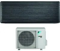 Climatizzatore Condizionatore Daikin Bluevolution Inverter serie STYLISH REAL BLACKWOOD 9000 Btu FTXA25BT R-32 Wi-Fi Integrato classe A+++ Colore Legno Nero - Garanzia Italiana