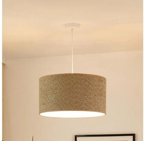 Brilagi - Lampadario a sospensione con filo BOUCLE ROLLER 1xE27/15W/230V diametro 50 cm marrone