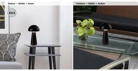 Rabalux 76007 - LED Lampada da tavolo ricaricabile touch dimmerabile ISHTAR 3W/5V 2000mAh IP44