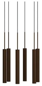 Tubulaire 6 Lampadario Alu/Anodized Bronzed - Audo Copenhagen