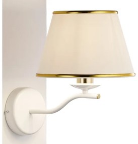 Jupiter 2086 - Lampada da parete SAMBA 1xE27/15W/230V bianco/oro