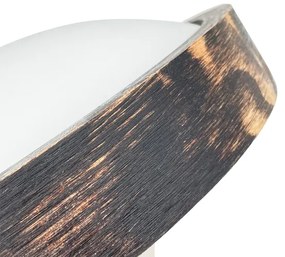 Brilagi - Plafoniera LED CARVALHO SLIM SMOKEY LED/20W/230V rovere Ø 27,5 cm