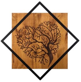 Decorazione da muro 54x54 cm albero