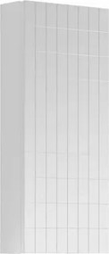 Pensile bagno Pixel Grid laccato opaco bianco, 1 anta apertura da sinistra P 17 x L 30 x H 80 cm
