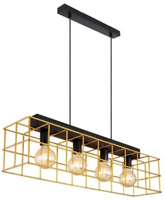 Globo 15530B-4H - Lampadario a sospensione con filo MERRIL 4xE27/60W/230V