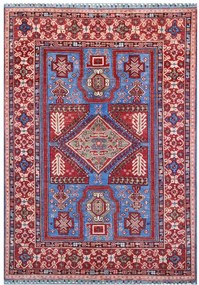Kazak Tappeto 140x210 (Pakistan) Annodato A Mano