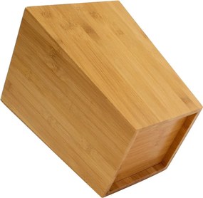 Cestino per la spazzatura di colore naturale in bambù 3 l – MSV