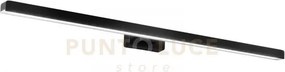 Applique led lancer nero fissaggio parete e specchio 13w 1000lm 300...