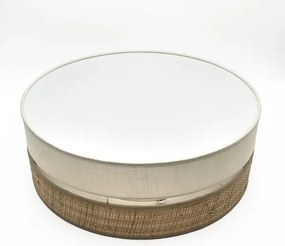 Plafoniera LED SIRJA BOHO LED/36W/230V Ø 45 cm beige/crema