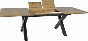 Tavolo Xaviero II allungabile in rovere artigianale – 160/240x90x76 cm