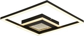 Searchlight 44250BK - plafoniera da soffitto LED dimmerabile QUADRATE LED/24W/230V 36x36 cm