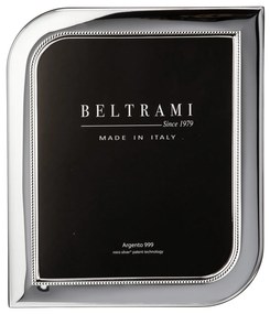 Portafoto foglia foto 20x25 cm Beltrami con argento Miro Silver