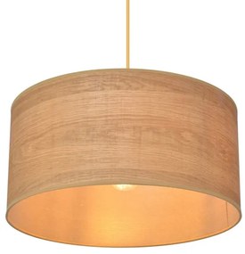 Lampadario a sospensione con filo ALBA 1xE27/15W/230V diametro 40 cm marrone