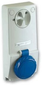 Presa interbloccata 32A 2 poli + terra 250V ral 7035 SCHNEIDER