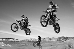 Stampa su tela – Per motociclisti in bianco e nero