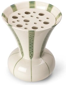 Vaso in gres bianco dipinto a mano Signature - Kähler Design