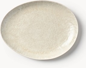 Set di 4 piatti piani fatti a mano dalla forma organica Macey