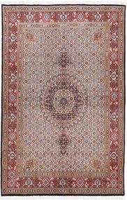 Moud Tappeto 150x230 Rosso (Iran) Annodato A Mano