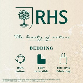 Biancheria da letto gialla/verde in cotone per letto matrimoniale 200x200 cm Art Deco Hydrangea – RHS
