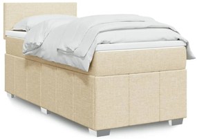 Giroletto A Molle Con Materasso Crema 80x200 Cm İntessuto /