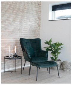 Poltrona in velluto verde Glasgow - House Nordic