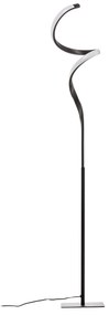 Lindby Kamia piantana LED, nero