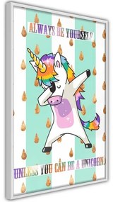 Poster Dabbing Unicorn