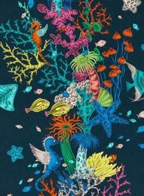 Clarke & Clarke Carta da parati Seaforest - Navy