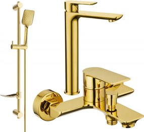 Mexen Alfa DF62 set da bagno, oro - 745713DF62-50
