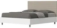 Letto Matrimoniale 160x190 cm con Rete Burmy Tortora