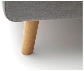 Letto matrimoniale imbottito grigio con contenitore con rete inclusa 160x200 cm Mattis – Meise Möbel