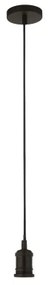 Searchlight 7461BK - Lampada a sospensione con cavo 1xE27/60W/230V, nera