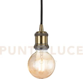 Frida lampadario brunito d.9cm lampadina non inclusa attacco e27