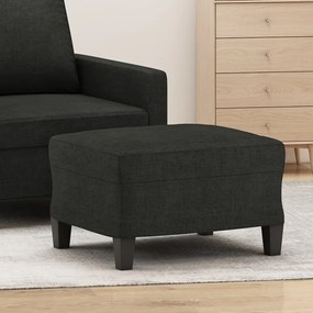 Poggiapiedi Nero 60x50x41 Cm İn Tessuto /