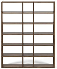 Libreria in noce 182x224 cm Pombal - TemaHome