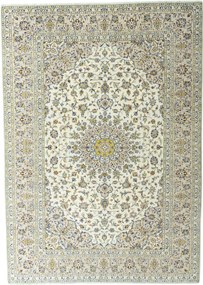Kashan Tappeto persiano 350 x 250 Beige (Iran) Annodato A Mano