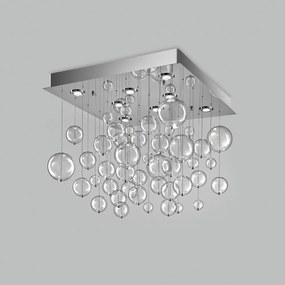 8-light ceiling lamp stainless steel base- 253.380 - Bolero - Metal Lux Ambra