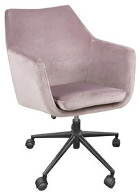 Sedia da ufficio rosa Nora - Actona