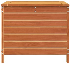 Poggiapiedi giardino marrone cera 62x63,5x53,5 cm massello pino