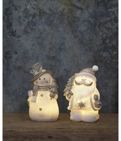 Decorazione luminosa con motivo natalizio di colore bianco-argento Buddy - Star Trading