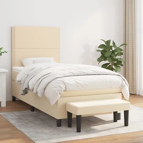 Giroletto A Molle Con Materasso Crema 90x200 Cm İntessuto /