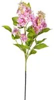 Set 6 Lill Artificiali Composto da 3 Fiori Altezza 76 cm Rosa