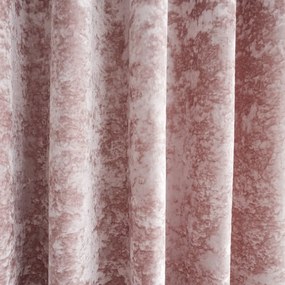 Tende rosa in set da 2 168x229 cm Crushed Velvet - Catherine Lansfield