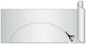 Tappetino antiscivolo grigio per cassetti, 150 x 50 cm - Wenko