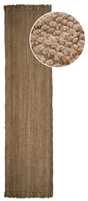 Passatoia di colore naturale in iuta tessuta a mano 60x150 cm Jute Boucle – Flair Rugs