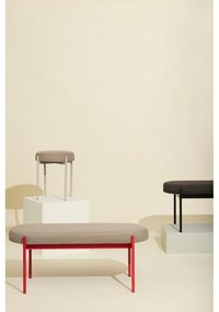 Sgabello beige Silo - Hübsch