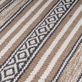Tappeto beige in cotone lavabile 60x90 cm - Casa Selección